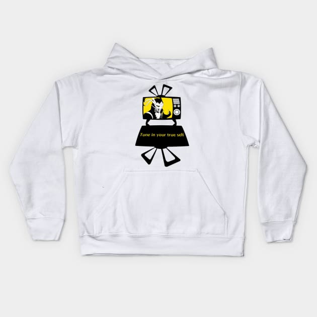 Persona 4, Izanagi, Tune in your true self Kids Hoodie by gableye